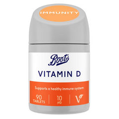 Boots Vitamin D 10 µg 90 tablets (3 month supply)