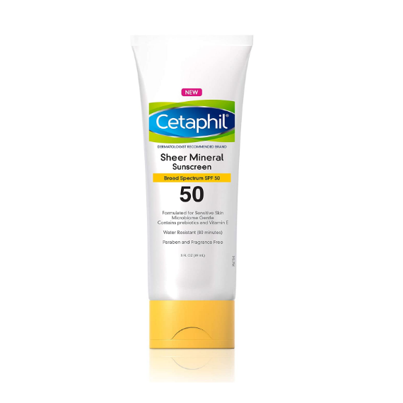 Cetaphil Sheer Mineral Sunscreen 3 Fl.oz
