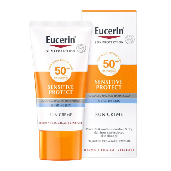 Eucerin Sun Sensitive Protect Face Sun Cream for Sensitive Skin SPF 50+, 50ml