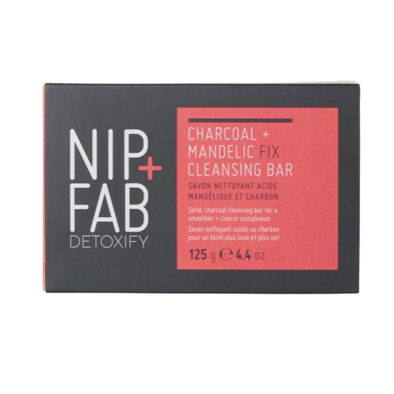 NIP+FAB Charcoal and Mandelic acid fix cleansing bar