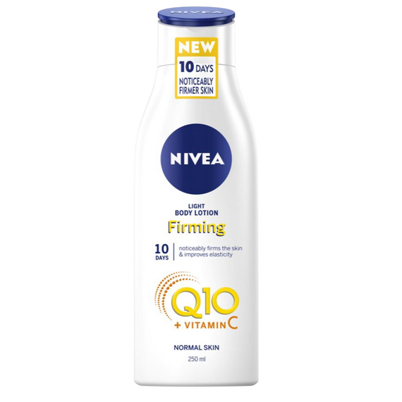 NIVEA Q10 + Vitamin C Firming Body Lotion for Normal Skin, 250ml