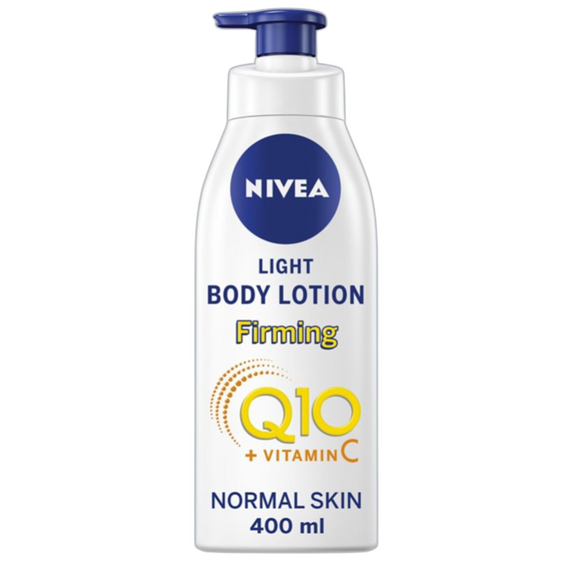 NIVEA Q10 + Vitamin C Firming Body Lotion for Normal Skin, 400ml