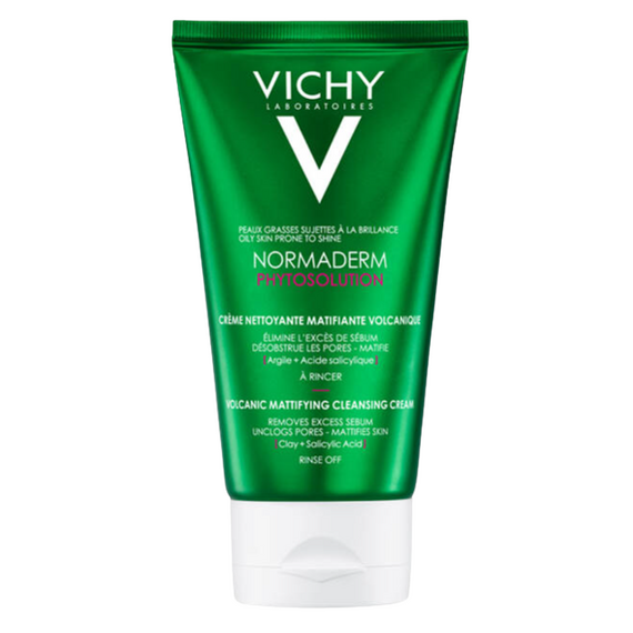 Vichy  Normaderm Phytosolution Mattifying Clay to Foam Cleanser  125 ML