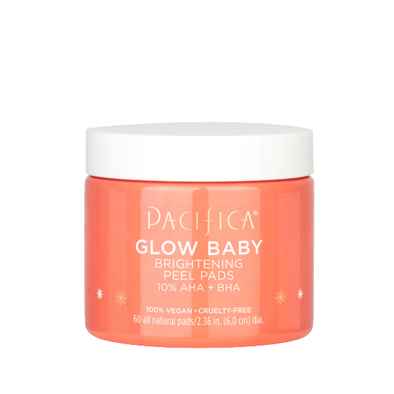PACIFICA GLOW BABY Brightening Peel Pads 10% AHA + BHA