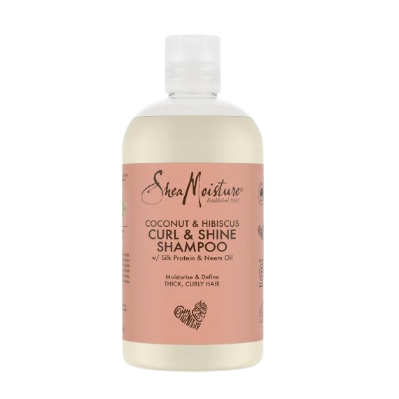 Sheamoisture Coconut & Hibiscus Curl & Shine Shampoo for Curly Hair 384 ML