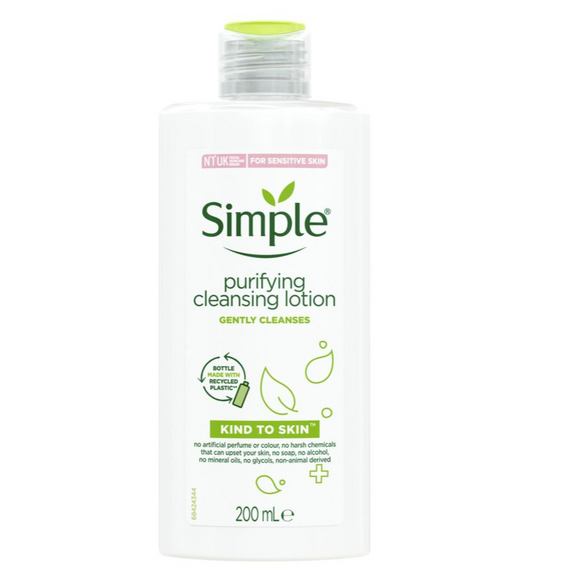 Simple Kind to Skin Purifying Cleansing Lotion 200 ml