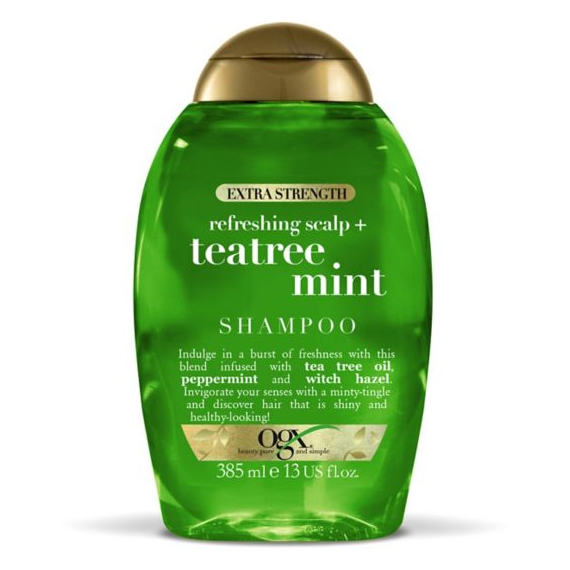 OGX Refreshing Scalp + Tea Tree Mint Shampoo - 385ml