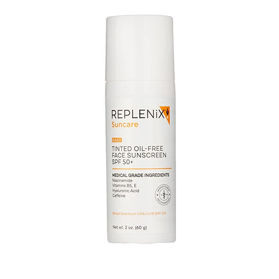 Replenix Oil-Free Tinted Face Sunscreen SPF 50+ 60G