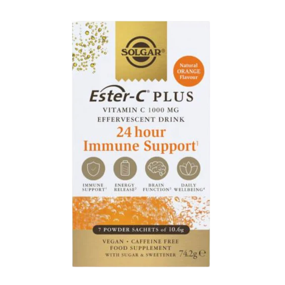 Solgar Ester-C Plus Effervescent Powder Sachets 74.2G