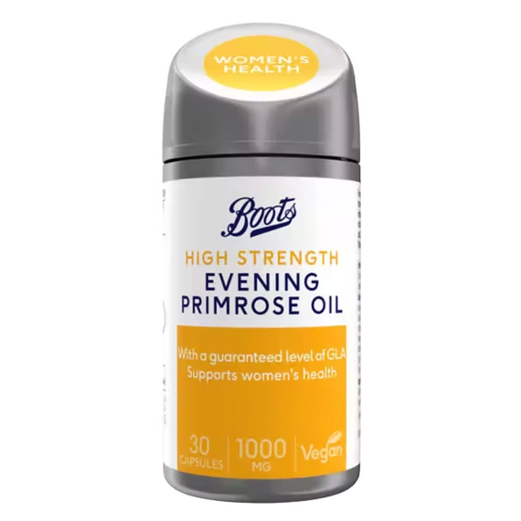 Boots Evening Primrose Oil 1000 mg 30 Capsules (1 month supply)
