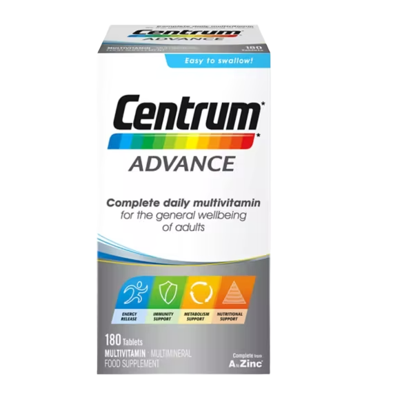 Centrum Advance Multivitamins & Minerals - 180 Tablets