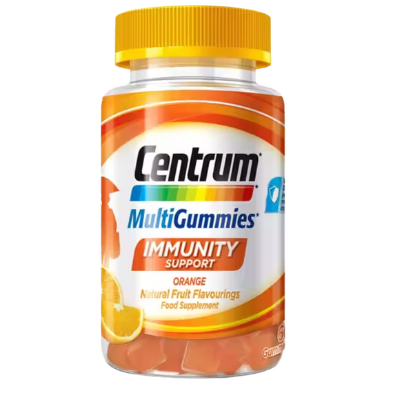 Centrum MultiGummies Immunity Support Multivitamins Orange - 60 Gummies