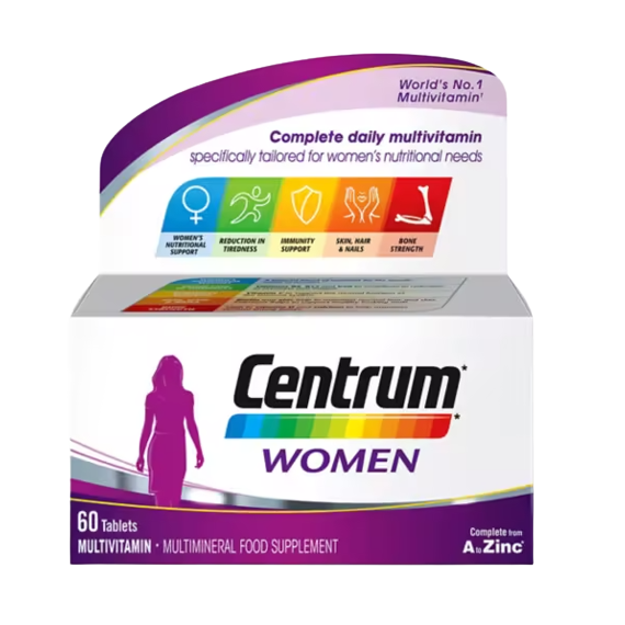 Centrum Women Multivitamins & Minerals - 60 Tablets