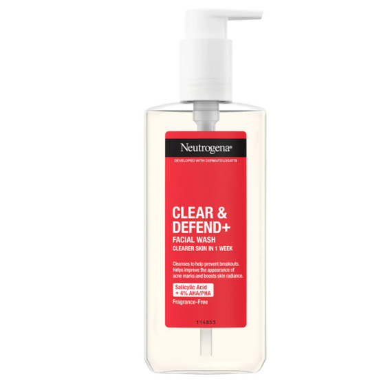 Neutrogena  Clear & Defend Plus Facial Wash 200ml