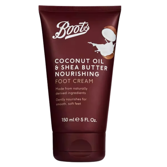 Boots CARE Moisturising Foot Cream Coconut & Shea 150ml
