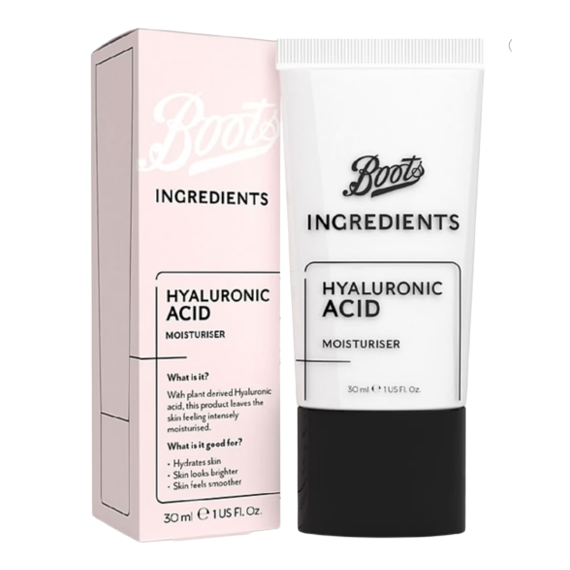 Boots Ingredients Hyaluronic Acid Moisturiser 30ml