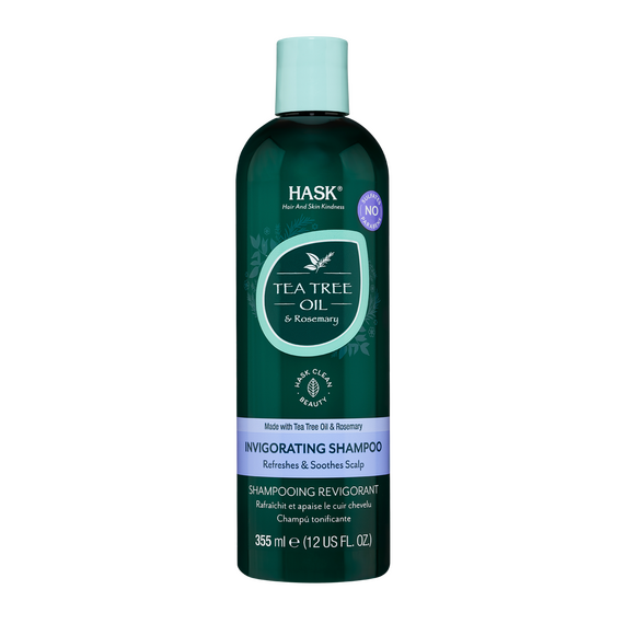 Hask TEA TREE OIL & ROSEMARY INVIGORATING SHAMPOO 355ML