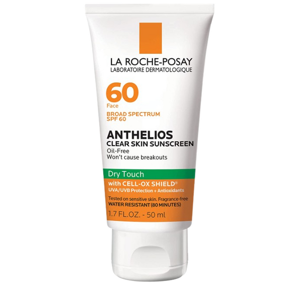La Roche-Posay Anthelios Clear Skin Dry Touch Sunscreen SPF 60 - 50ML