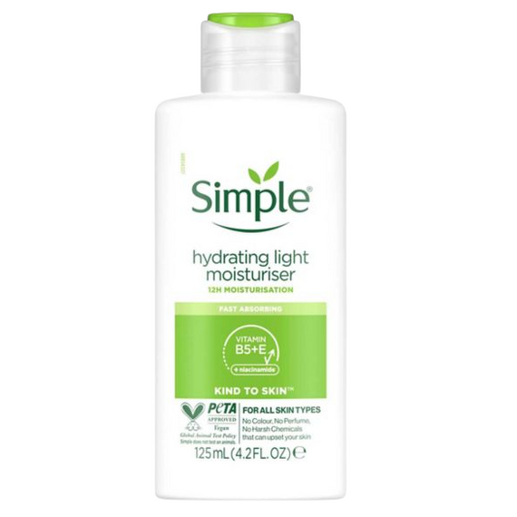 Simple Kind to Skin Hydrating Light Moisturiser 125ml