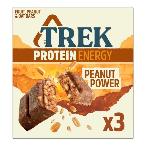 Trek Energy Peanut Power 55g - 3 Pack