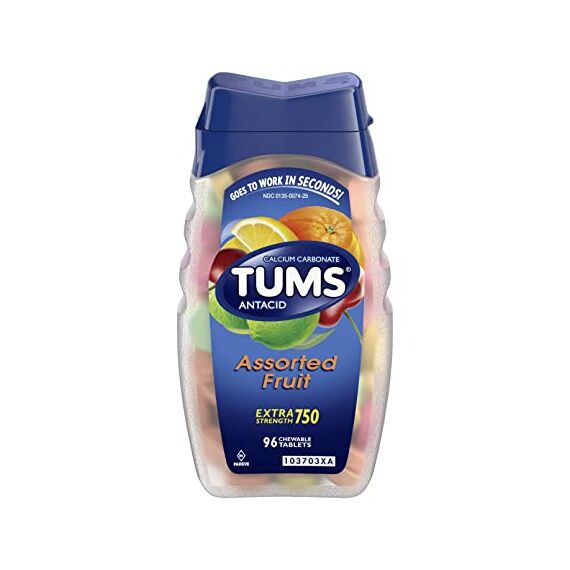 TUMS Antacid Chewable Tablets 96 count