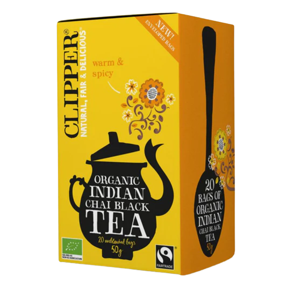 Clipper organic indian chai black tea 20 bags