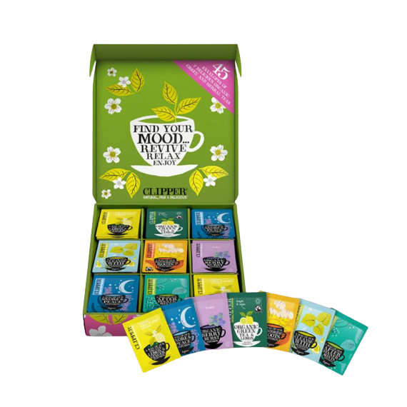 Clipper organic selection box 45 servings