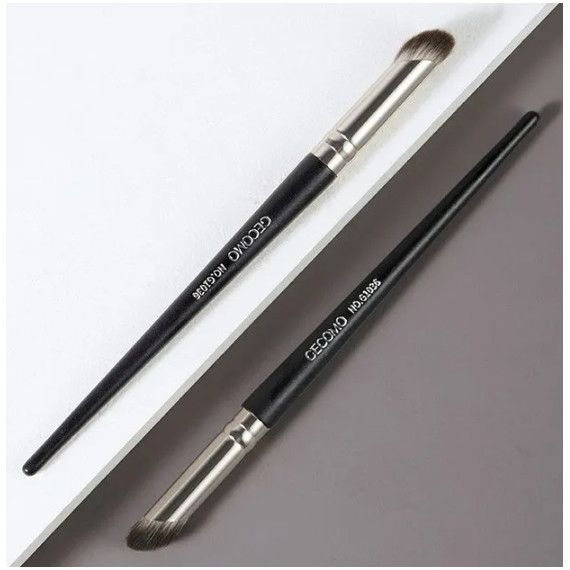 Mogugu - Concealer Brush Black & Brown - One Size