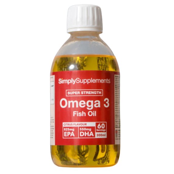 Simplysupplements Liquid Omega 3 60 Servings Citrus Flavour