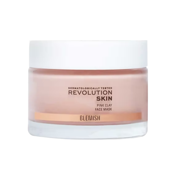 Revolution Skin Pink Clay Detoxifying Face Mask 50ml