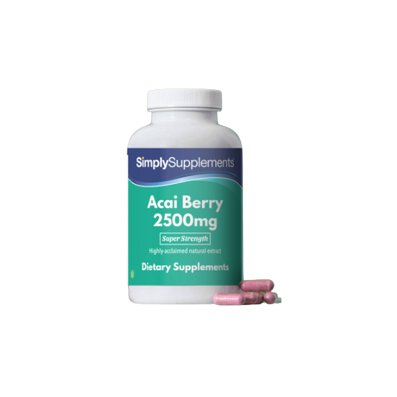 Simplysupplements Acai Berry Capsules 2,500mg 120 Capsules