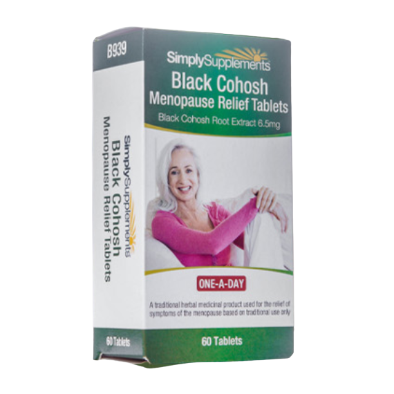 Simplysupplements Black Cohosh Menopause Relief Tablets THR 60 Tablets