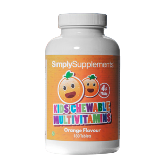 Simplysupplements Children's Chewable Multivitamins Orange Flavour 180 Tablets