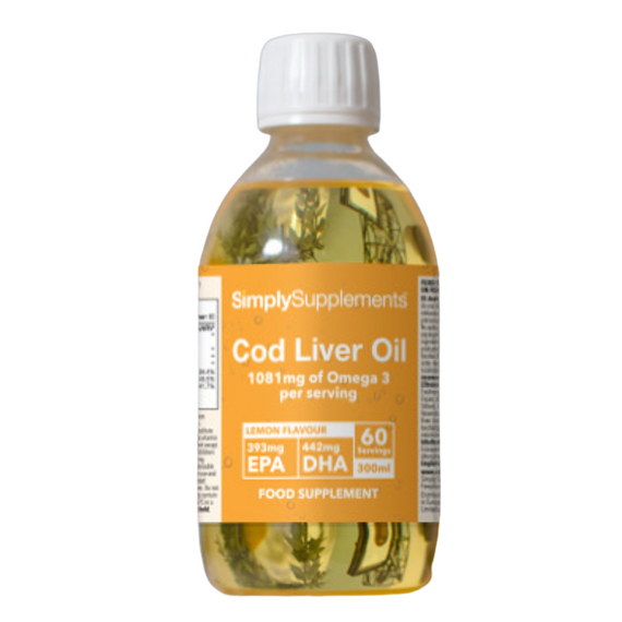 Simplysupplements Cod Liver Oil Liquid 60 Servings