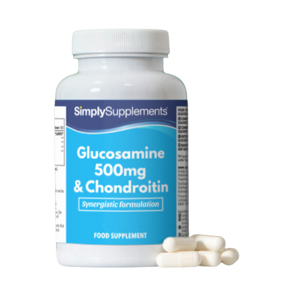 Simplysupplements Glucosamine 500mg & Chondroitin 120 Capsules