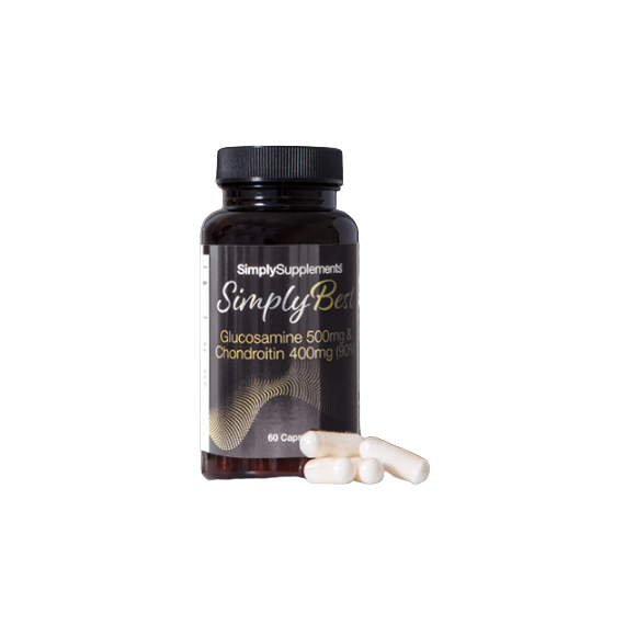 Simplysupplements Glucosamine 500mg and Chondroitin 400mg (90%) - SimplyBest 60 Capsules