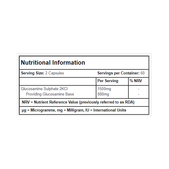 Simplysupplements Glucosamine Sulphate 1,500mg Capsules 240 Capsules (120+120)