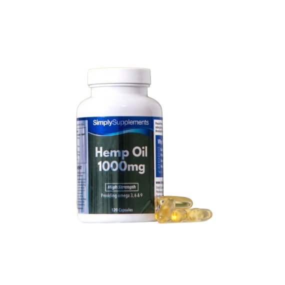 Simplysupplements Hemp Oil Capsules 1000mg 120 Capsules