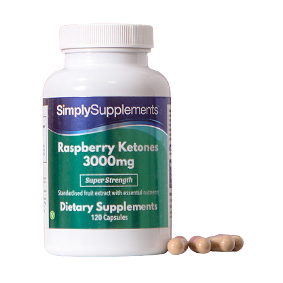 Simplysupplements Raspberry Ketones 3000mg 120 Capsules