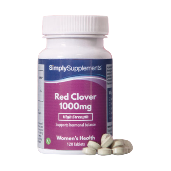 Simplysupplements Red Clover 1,000mg 120 Tablets