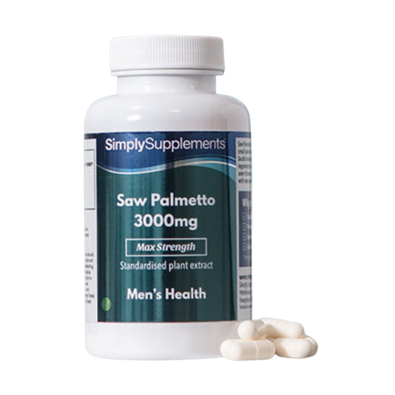 Simplysupplements Saw Palmetto Capsules 3,000mg 180 Capsules