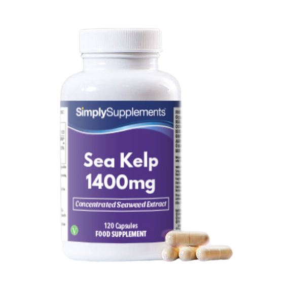 Simplysupplements Sea Kelp Capsules 1,400mg 120 Capsules