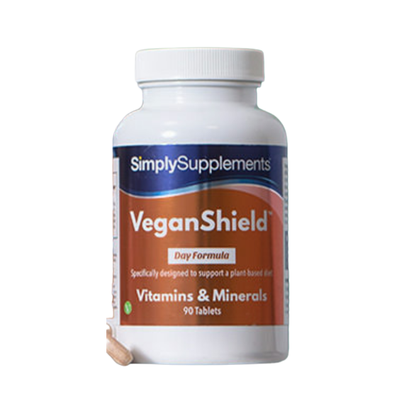 Simplysupplements VeganShield – Vegan Multivitamins with Omega 3 90 Serving
