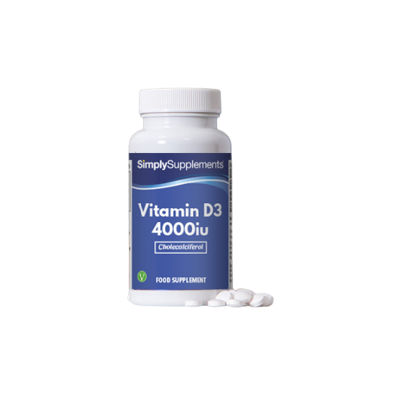 Simplysupplements Vitamin D3 Tablets 4,000iu 360 Tablets