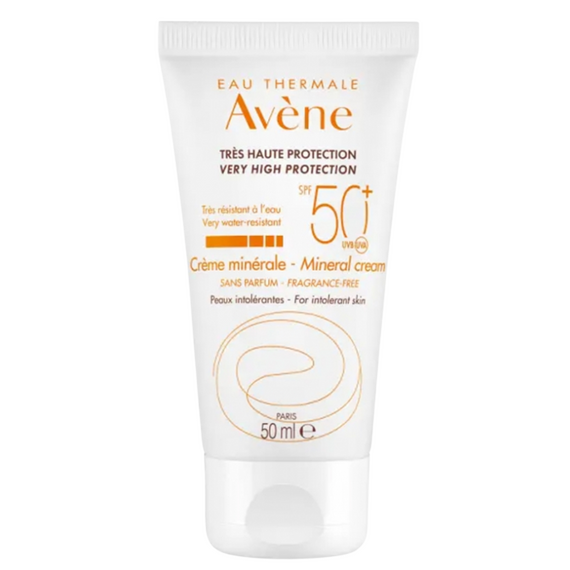 Avène Sun Care SPF50+ Mineral Cream for Face 50ml