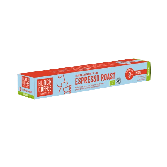 Black Coffee Roasters Espresso Roast 10 pods for Nespresso