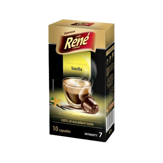 Cafe Rene Vanilla 10 pods for Nespresso