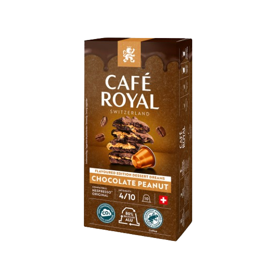 Café Royal Chocolate Peanut 10 pods for Nespresso