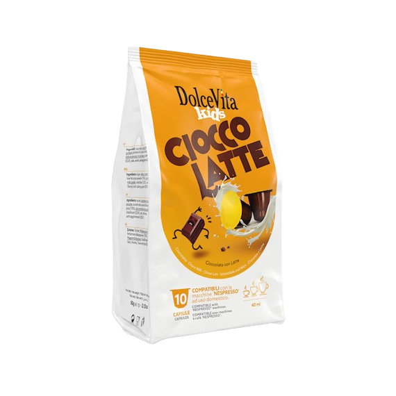 Dolce Vita Chocolate Milk 10 pods for Nespresso
