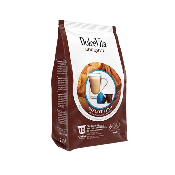 Dolce Vita Cookies 10 pods for Nespresso